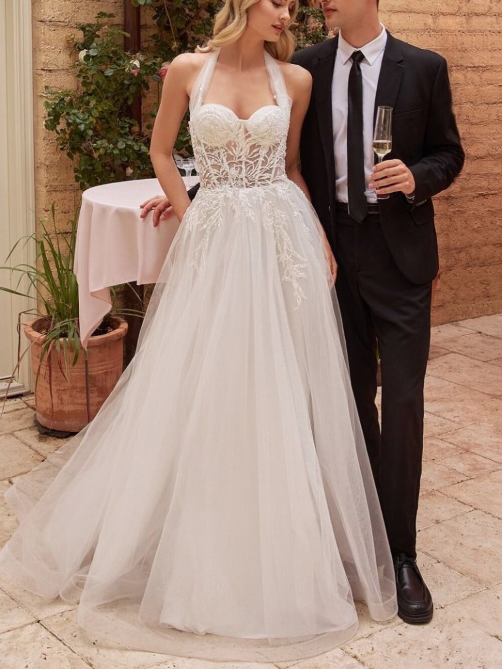 OFF WHITE WEDDING DRESS, BRIDAL GOWN. CHURCH DESTINATION GARDEN RECEPTION CEREMO
